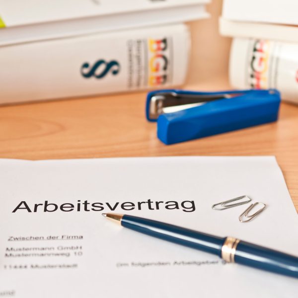 Arbeitsvertrag - Jobsuche - Vorstellungsgespräch
